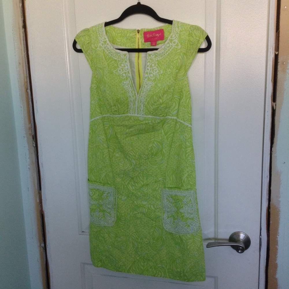 Lilly Pulitzer Vintage Embroidered Shift Dress
